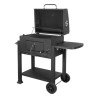 Asador con destapador negro