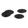 Set 4 portavasos xichili negro