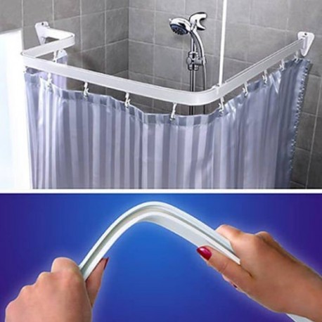 Riel Flexible para Cortina de Baño