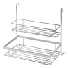 Organizador de acero inoxidable 2 repisas