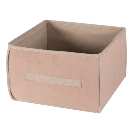 Caja multiusos de terciopelo de 32 x 32 x 20 cm