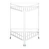Estante triangular de 2 niveles