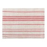 Mantel ind rayas rojas