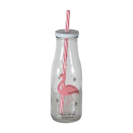 Botella Milk Flamingo